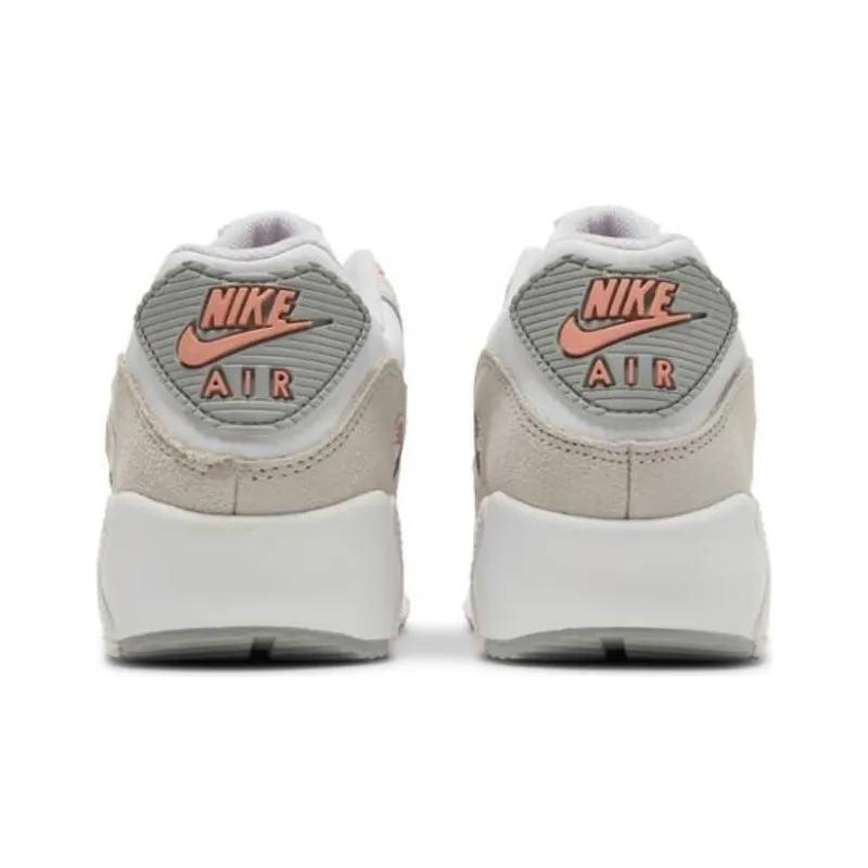 Nike Air Max 90 Leather 'White Light Violet' Gs-4