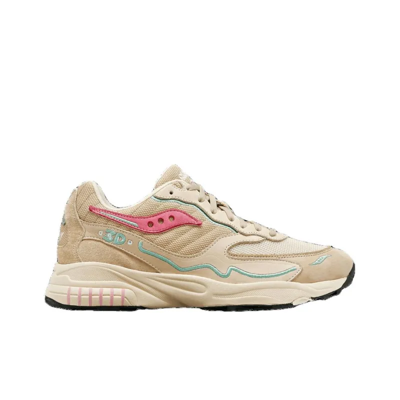 Saucony 3D Grid Hurricane Premium Cream Pink-1