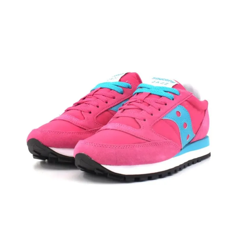 Saucony Jazz Original Fuchsia Blue Women's-3