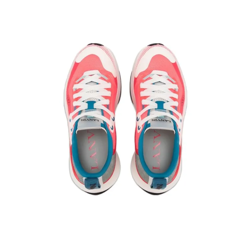 Lanvin L-i Panelled Mesh Sneakers-3
