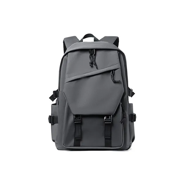 GKY Nylon Backpack Waterproof Double Regular Men's Gray/Black/White/Blue-0