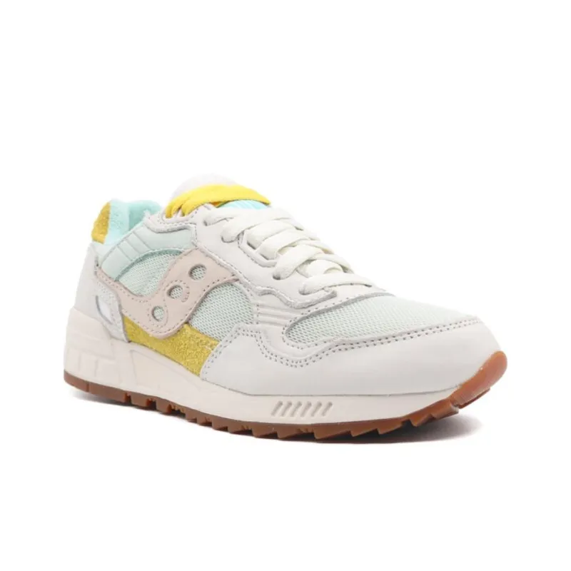 Saucony Shadow 5000 Unplugged Turquoise Yellow Women's-2