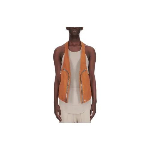 RICK OWENS Vests Men Clay