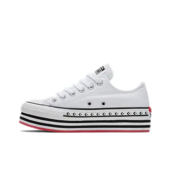 Chuck Taylor All Star Women's Converse Platform Layer Low 'Logo Play White' Women's