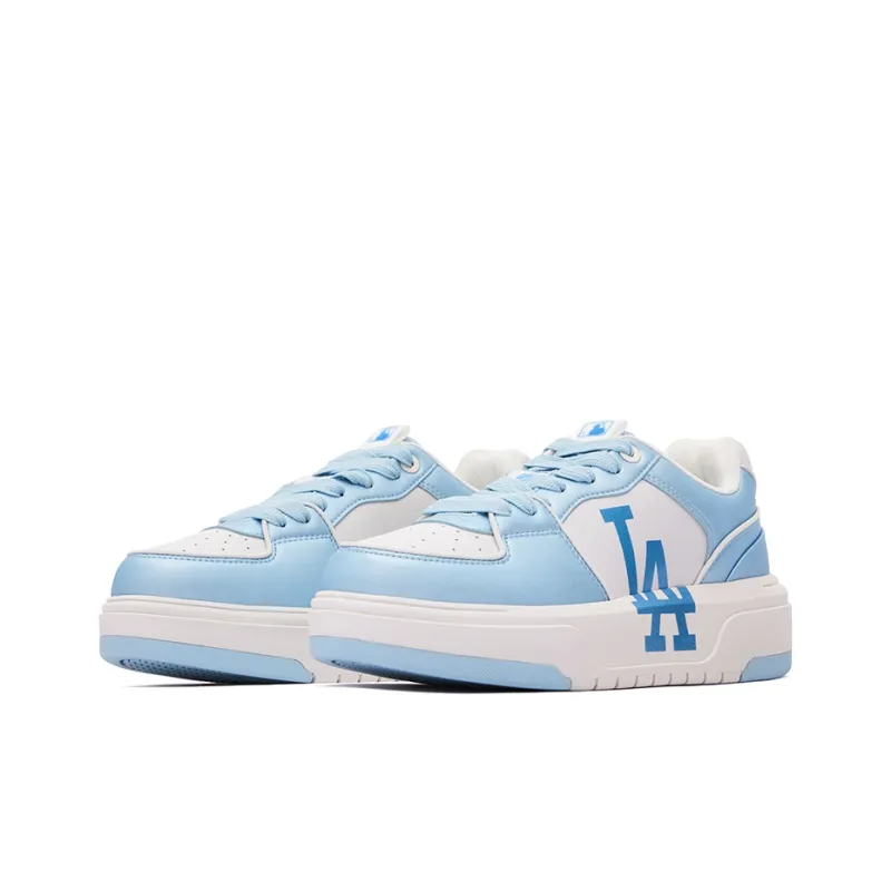 MLB Chunky Liner 24SS Los Angeles Dodgers Slip Resistant Low Top Skateboard Shoes Unisex Light Blue-3