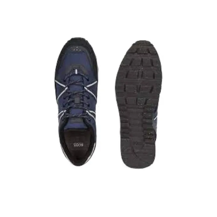 HUGO BOSS Abrasion Resistant Coverage Low Top Casual Shoes Men's Blue-4