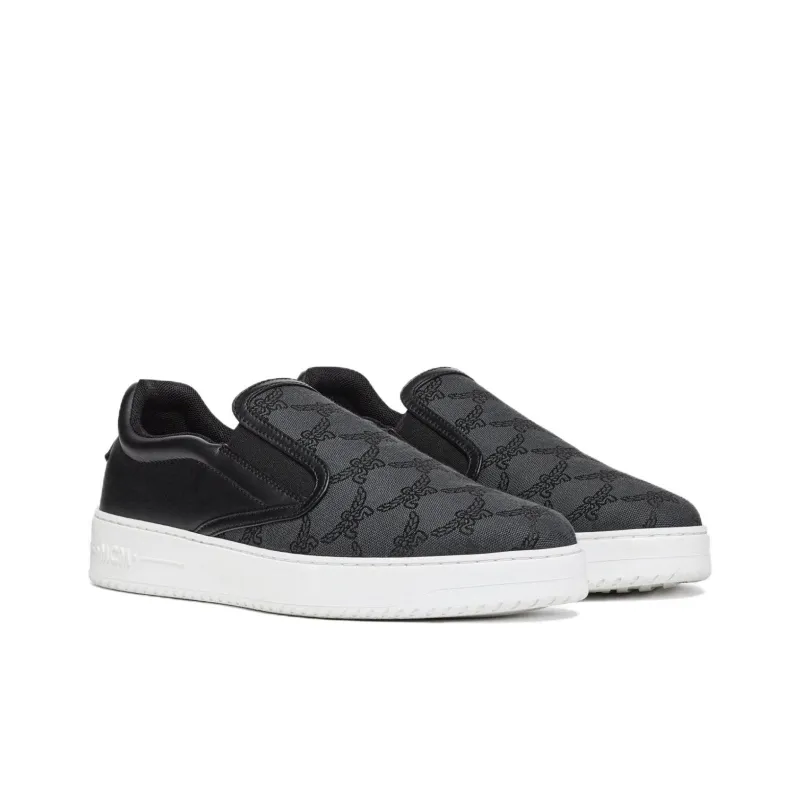 MCM Low Top Skateboard Shoes Men's Black-1