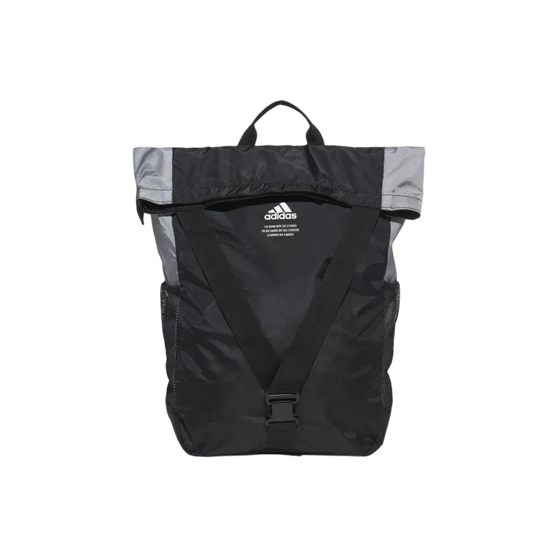 Adidas Polyester Handbag, Laptop Bag, Backpack Regular Unisex Black & Gray Patchwork-1