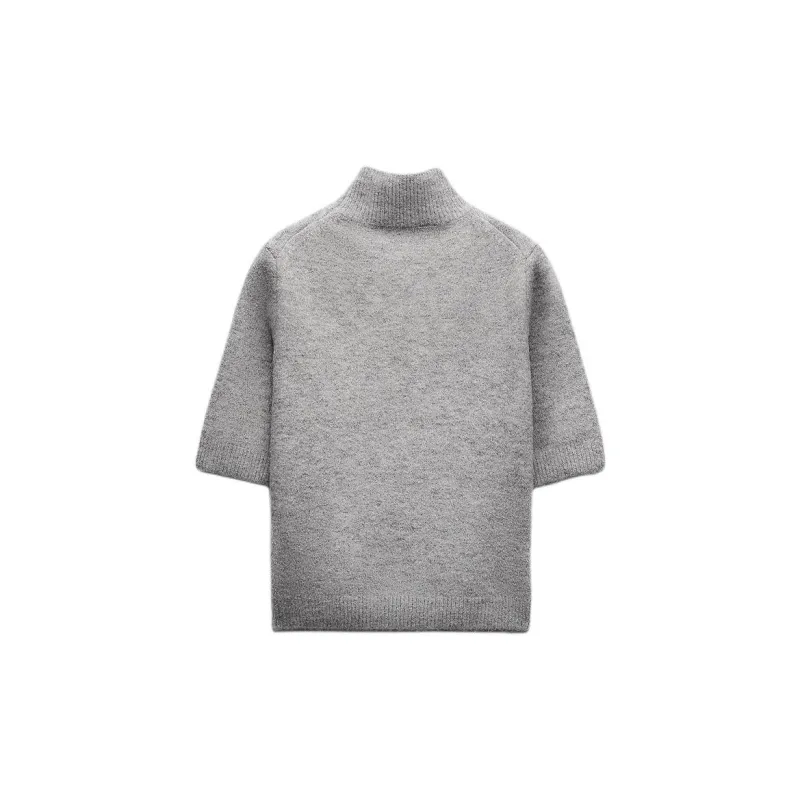 ZARA Knitwear Women's Medium Gray-1