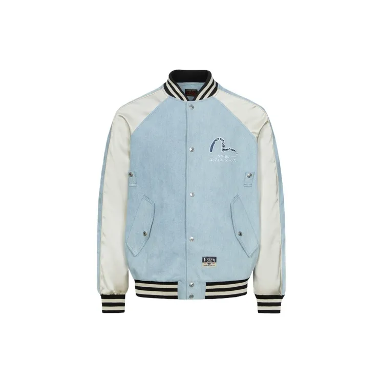EVISU Jackets Men Denim Blue-1