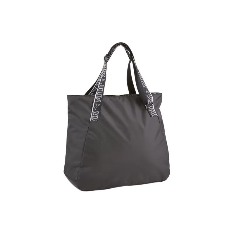 PUMA Fabric Tote Bag, Shopping Bag, Shoulder Bag, Handbag Regular Women's Black-1
