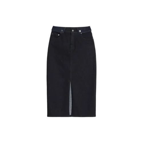 GAP Denim Long Skirts Women's Dark Blue