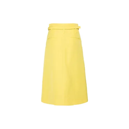 JIL SANDER 66 A-line Midi Skirt