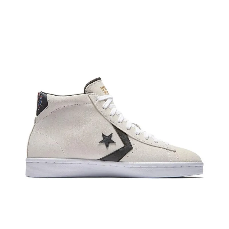 Converse Pro Leather Hi Al Davis White Suede-1