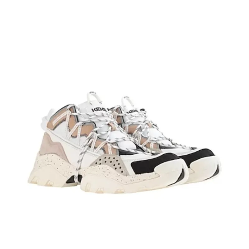 KENZO INKA Low-Top Chunky Sneakers Men's White-3