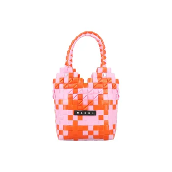 MARNI Polyurethane One Shoulder Handbag Kids' Pink & Orange
