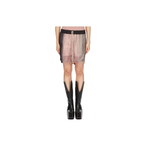 RICK OWENS Casual Shorts Women's Gray Pink