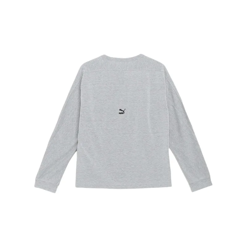PUMA T-Shirts Unisex Gray-1