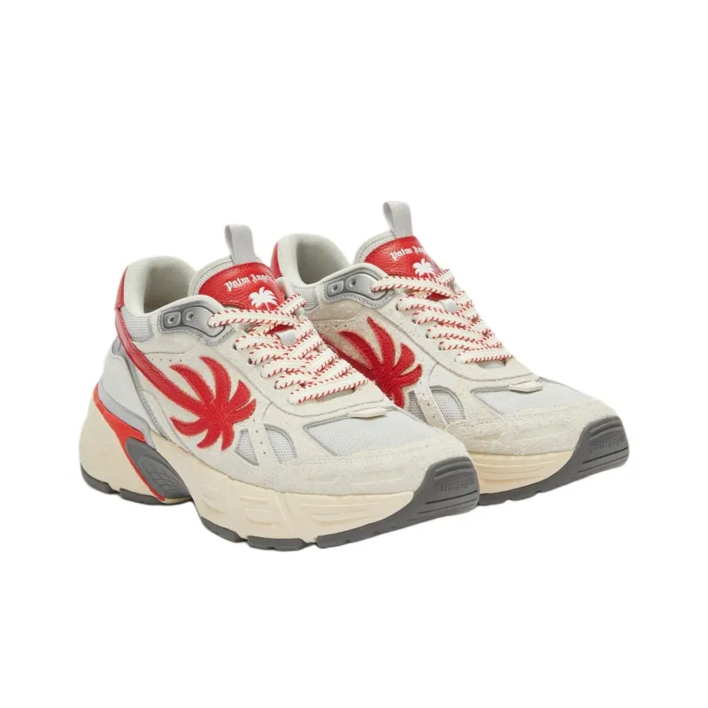PALM ANGELS The Palm Runner Beige Red-2