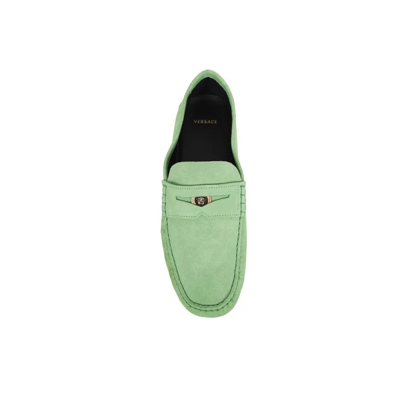 VERSACE Casual Shoes Men's Green-2