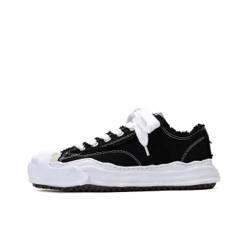 Maison MIHARA YASUHIRO Hank OG Sole Canvas Low Frayed Black