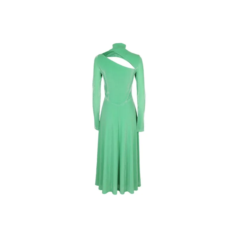 Rotate Long-Sleeved Dresses Women's Green-1