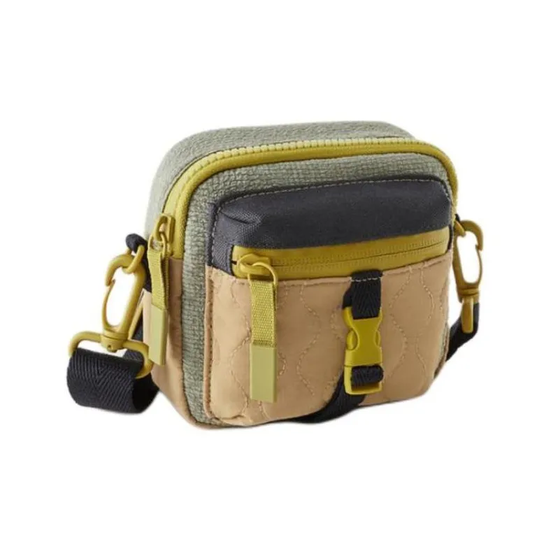 ZARA Polyester With Nylon Crossbody Bag Regular Men's Khaki Green-2
