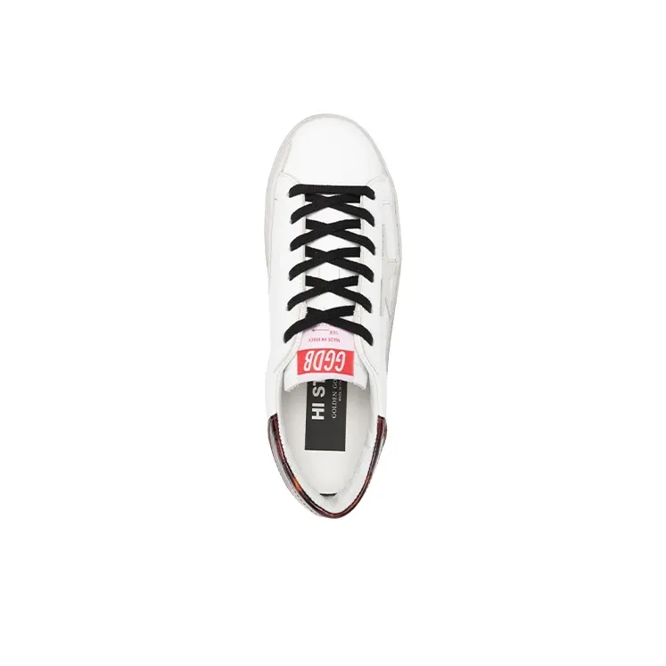 Golden Goose Hi Star Stylish Skateboarding Shoes Women's White-3