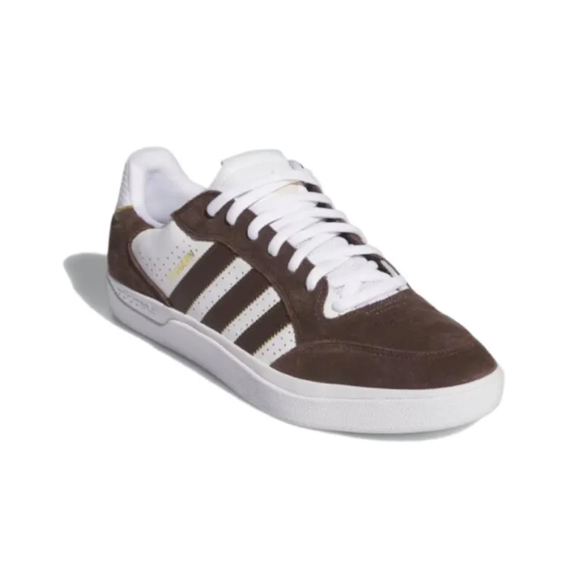 Adidas Tyshawn Low Brown Cloud White Gold Metallic-3