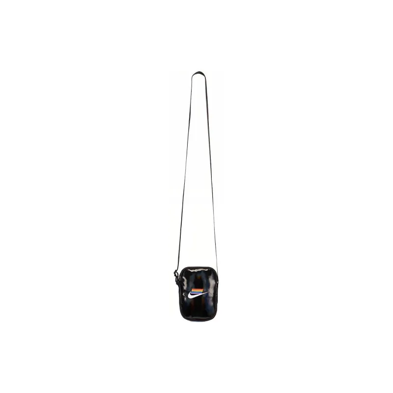 Nike Polyester Shoulder Bag, Crossbody Bag Regular Unisex Black & White-0