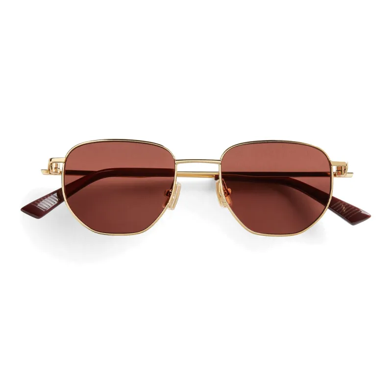 Bottega Veneta Round Frame Sunglasses-0