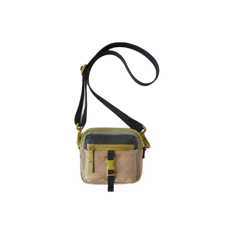ZARA Polyester With Nylon Crossbody Bag Regular Men's Khaki Green-1