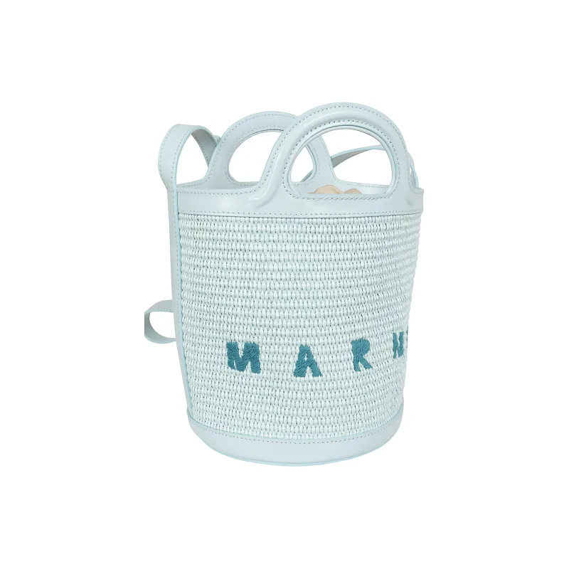 MARNI Cotton Bucket Bag, Shoulder Bag, Crossbody Bag, Handbag Mini Women's Light Mint-1