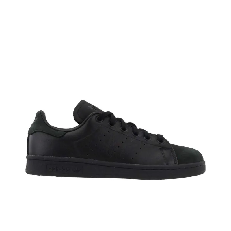 Adidas Stan Smith Triple Core Black Suede Toe-1