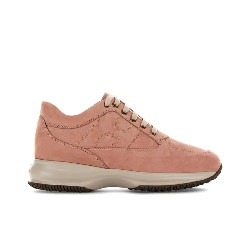 HOGAN Interactive Low-Top Casual Shoes Women's Pink-1