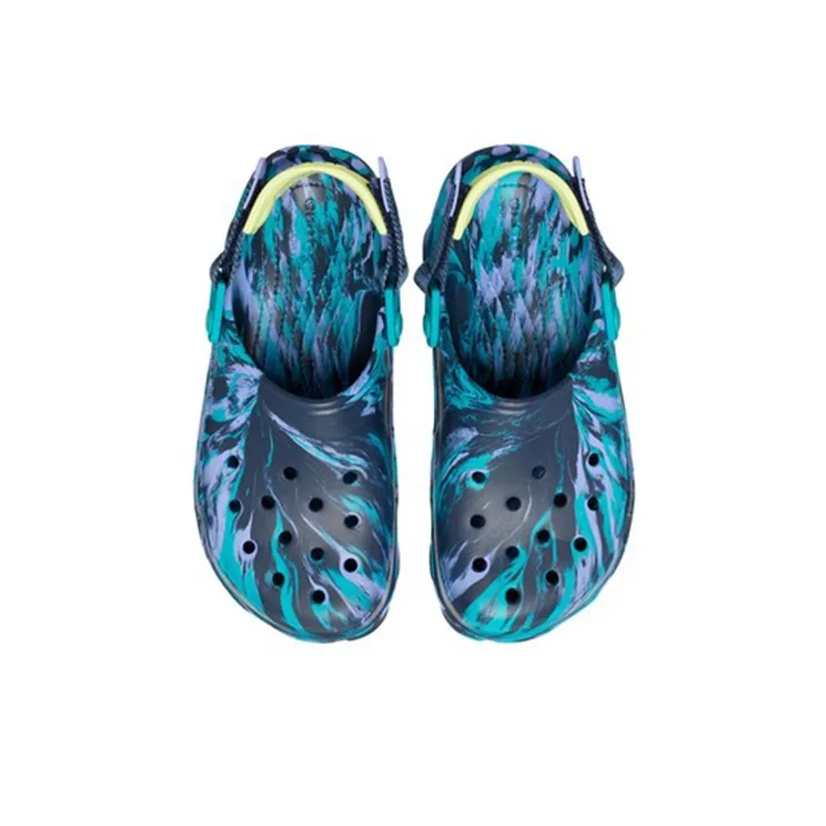 Crocs All-Terrain Marbled Clog Clogs Men's Blue Multicolor-2