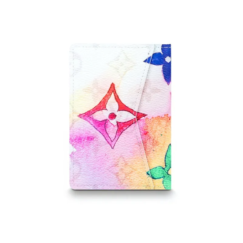 LOUIS VUITTON Pocket Organizer Monogram Watercolor Multicolor-3