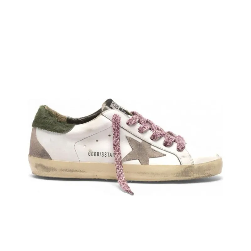 Golden Goose Super-Star Skateboard Shoes Women's White-1