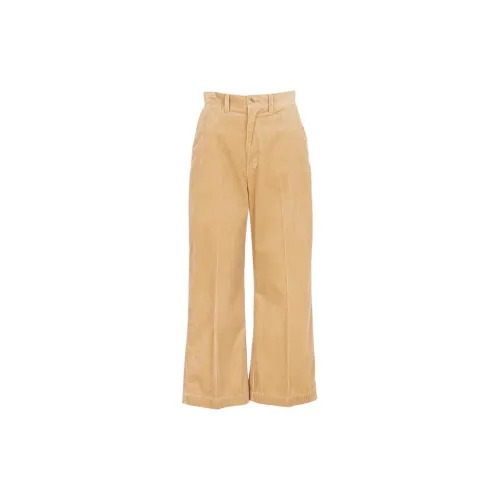 Polo Ralph Lauren Wide Leg Cropped Corduroy Trousers