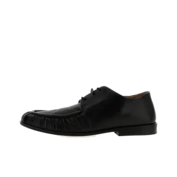 Marsèll Round Toe Ruched Lace Up Shoes