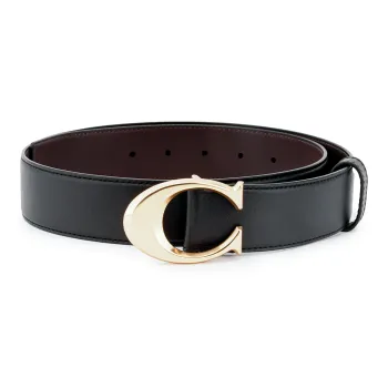 COACH Leather Leather Belts Women's Width  3.8cm