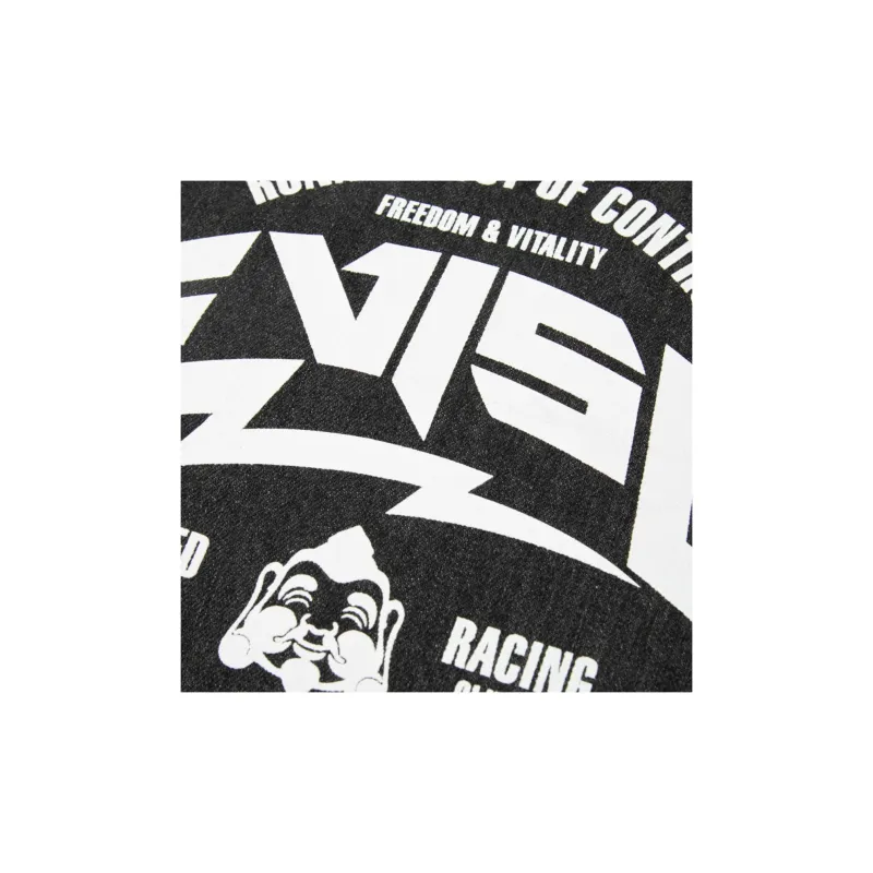 EVISU Denim One Shoulder Handbags Regular Men's Black-3