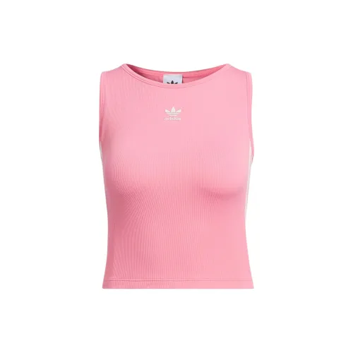 Adidas Originals 3-Stripes Tank Tops Women's Light Rose Red