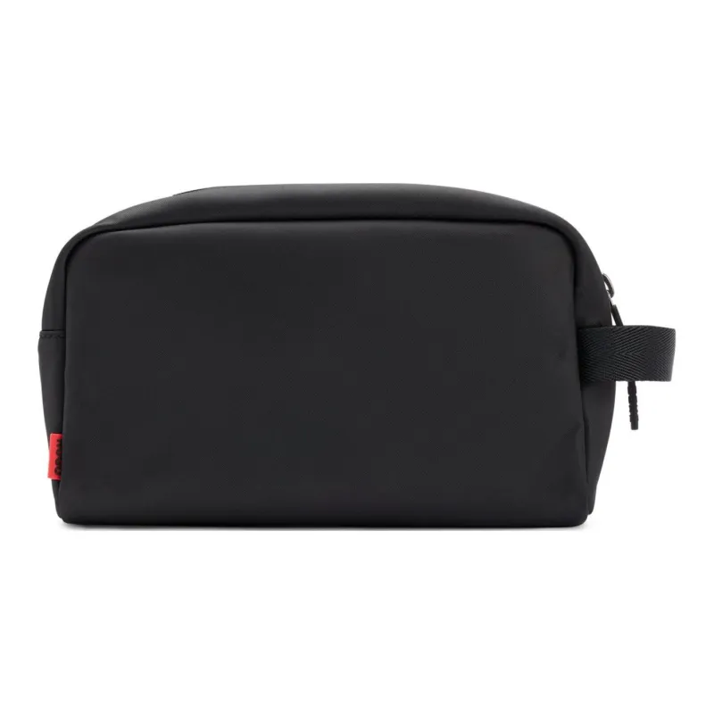 HUGO BOSS Polyester Toiletry Bag Clutch Men's Black-4