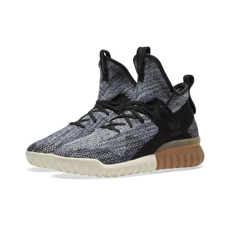 Adidas Tubular X Core Black Track Blue-2
