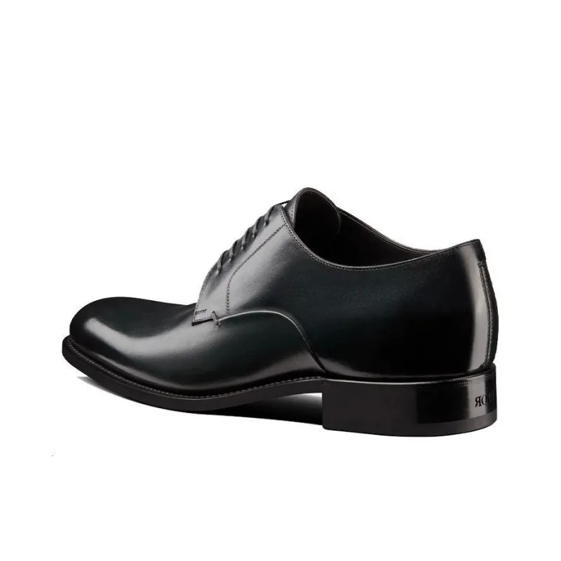 DIOR Timeless Dress Shoes Men's Dark Blue-4