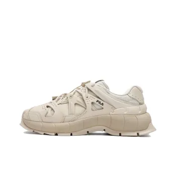 FILA INSETTO Wear Resistant Low Top Chunky Sneakers Women's Beige
