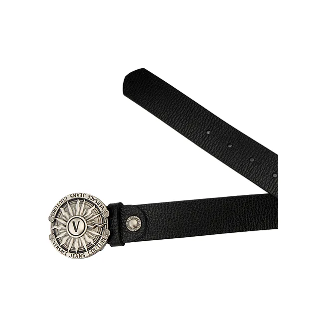 VERSACE JEANS COUTURE Leather Belts Men Black-1