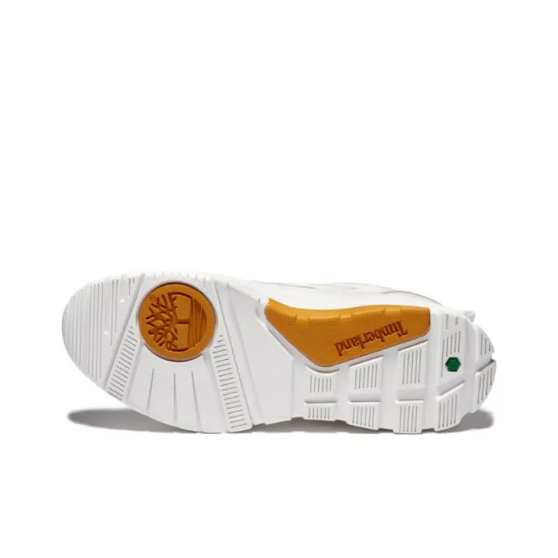 Timberland Tree Racer Dark Brown Nubuck Cushioning Wear-Resistant Low-Top Running Shoes Men's White-3