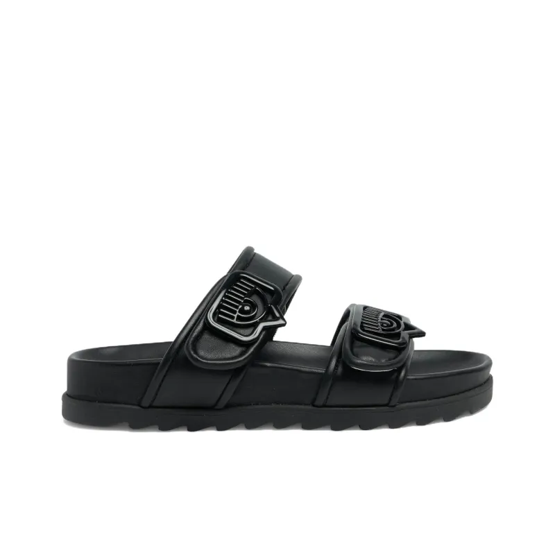 CHIARA FERRAGNI Slide Slippers Women's Black-1